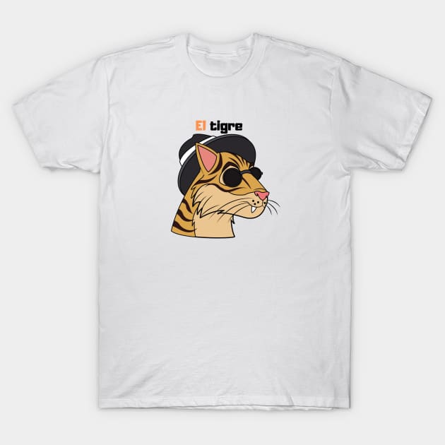 EL TIGRE MEN TSHIRT Funny and Cute T-Shirt by souhailstore